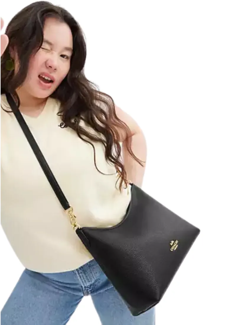 ( PREORDER ) Coach Laurel
 Shoulder Bag In Black CR148