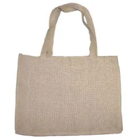 100% Natural Jute & Cotton Shopping Tote