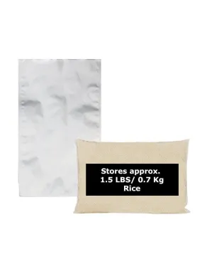 1/2 Gallon Mylar Bag (Open End) - 5.0 Mil (8" x 14")