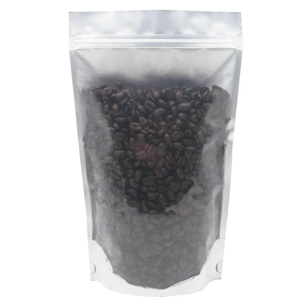 12 oz Stand Up Pouch (One Side Clear) - 5.0 Mil  (11" x 6" x 3")