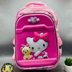 15* Inches Premium Hello Kitty Trolley School Bag