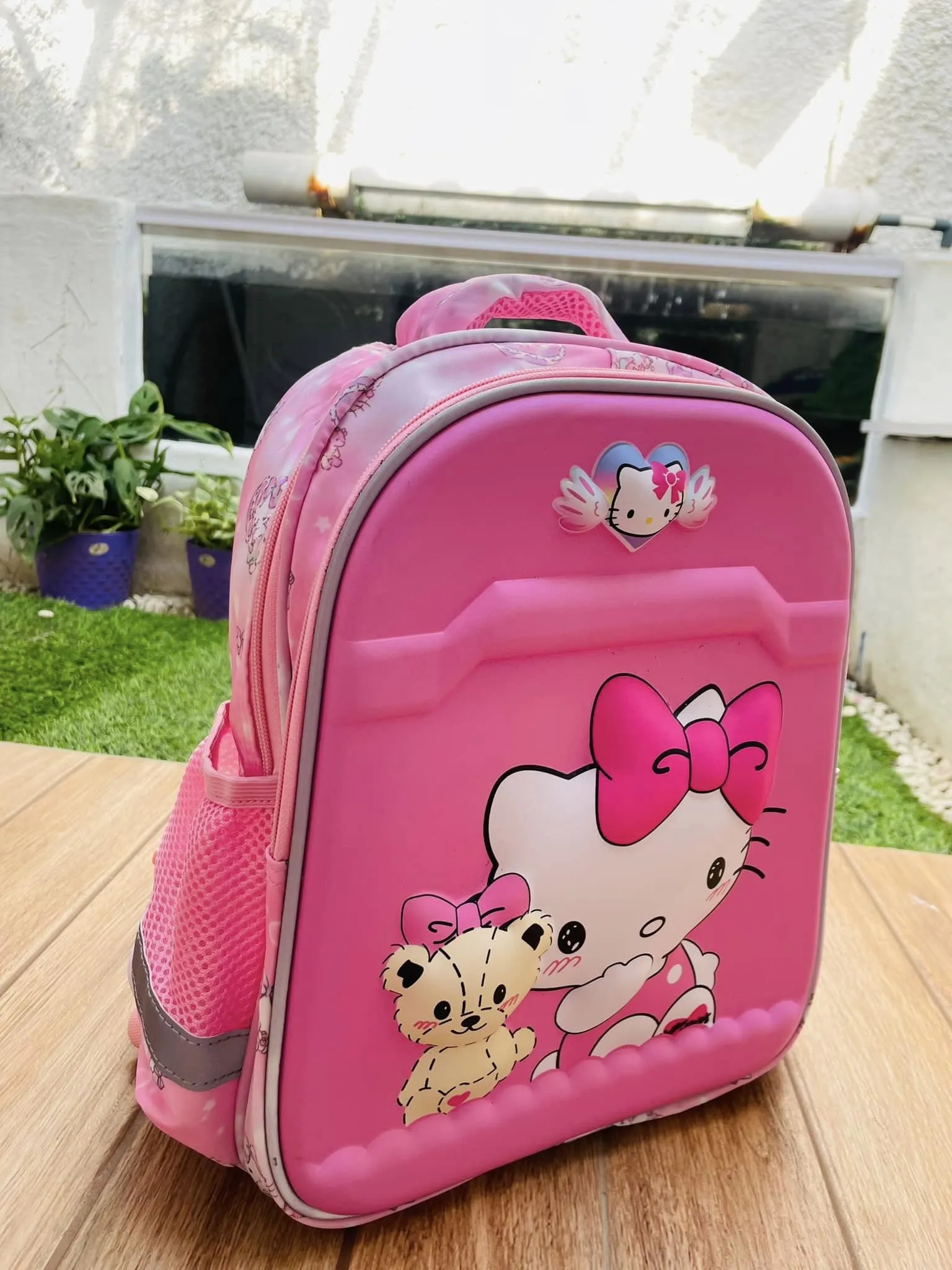 15* Inches Premium Hello Kitty Trolley School Bag