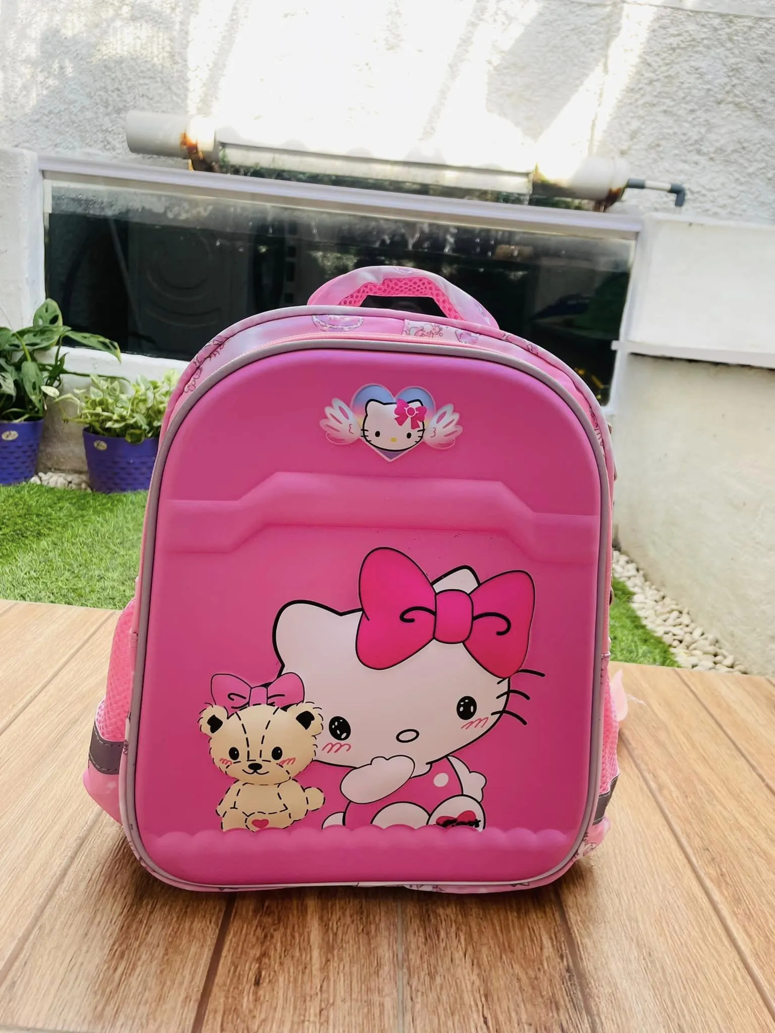 15* Inches Premium Hello Kitty Trolley School Bag