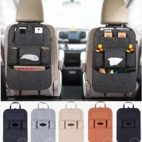 2-Pack: Car Seat Back Storage Bag Multifunctional Adjustable Backseat Storage Bag