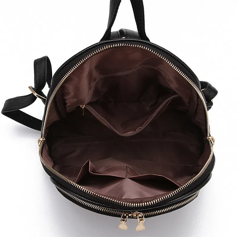 2015 New Casual Women Backpack Female PU Leather Women's Backpacks Bagpack Bags Travel Bag back pack Free Shipping