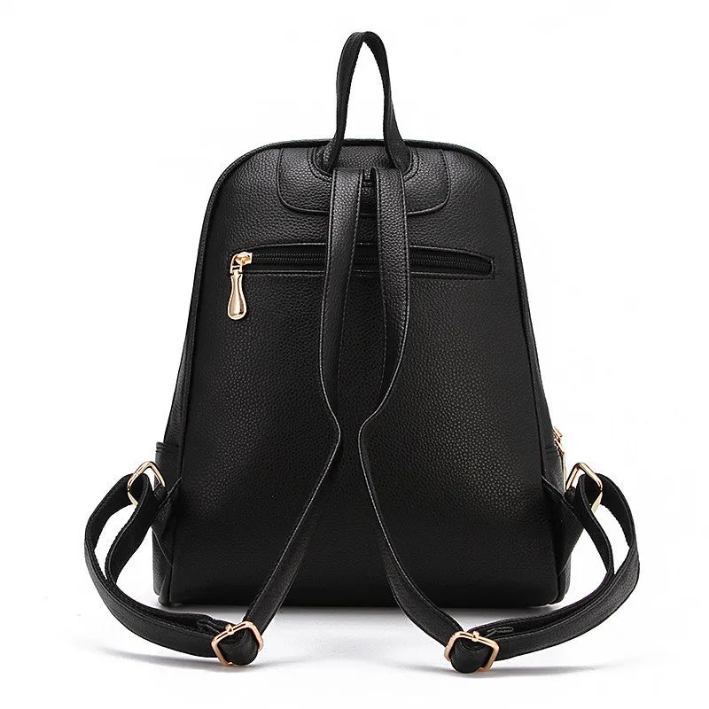 2015 New Casual Women Backpack Female PU Leather Women's Backpacks Bagpack Bags Travel Bag back pack Free Shipping