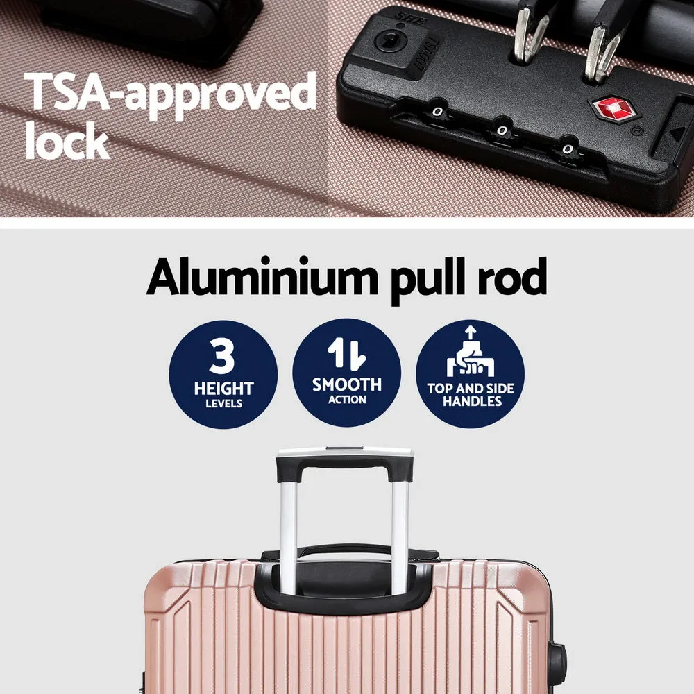 28'' Lightweight Spinner Luggage TSA Lock ABS Hard Case Wanderlite