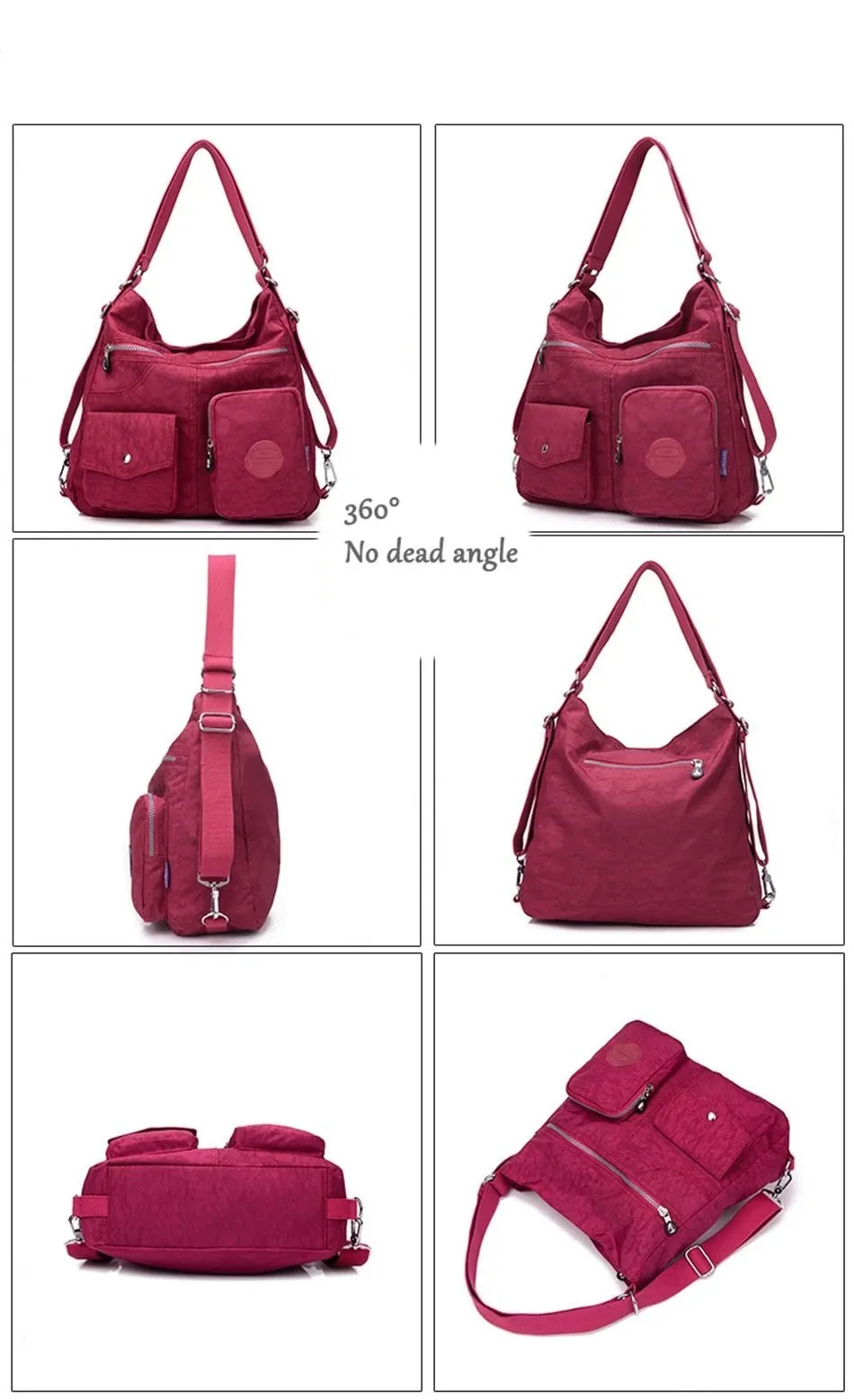 3 in 1 Women Bags Multifunction Backpack Shoulder Bag