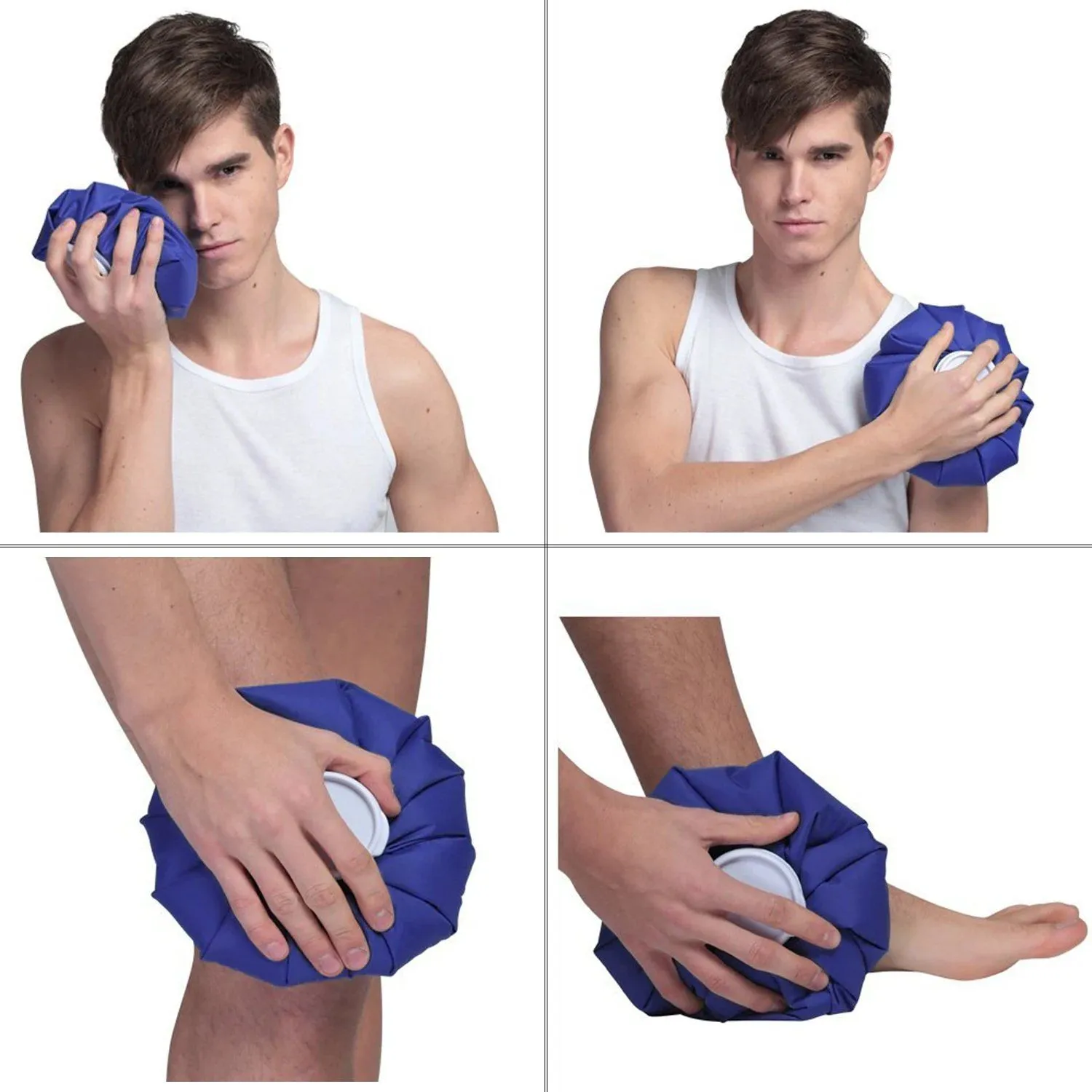 3-Pack: Reusable Ice Bag Pain Relief Heat Pack Sports Injury First Aid