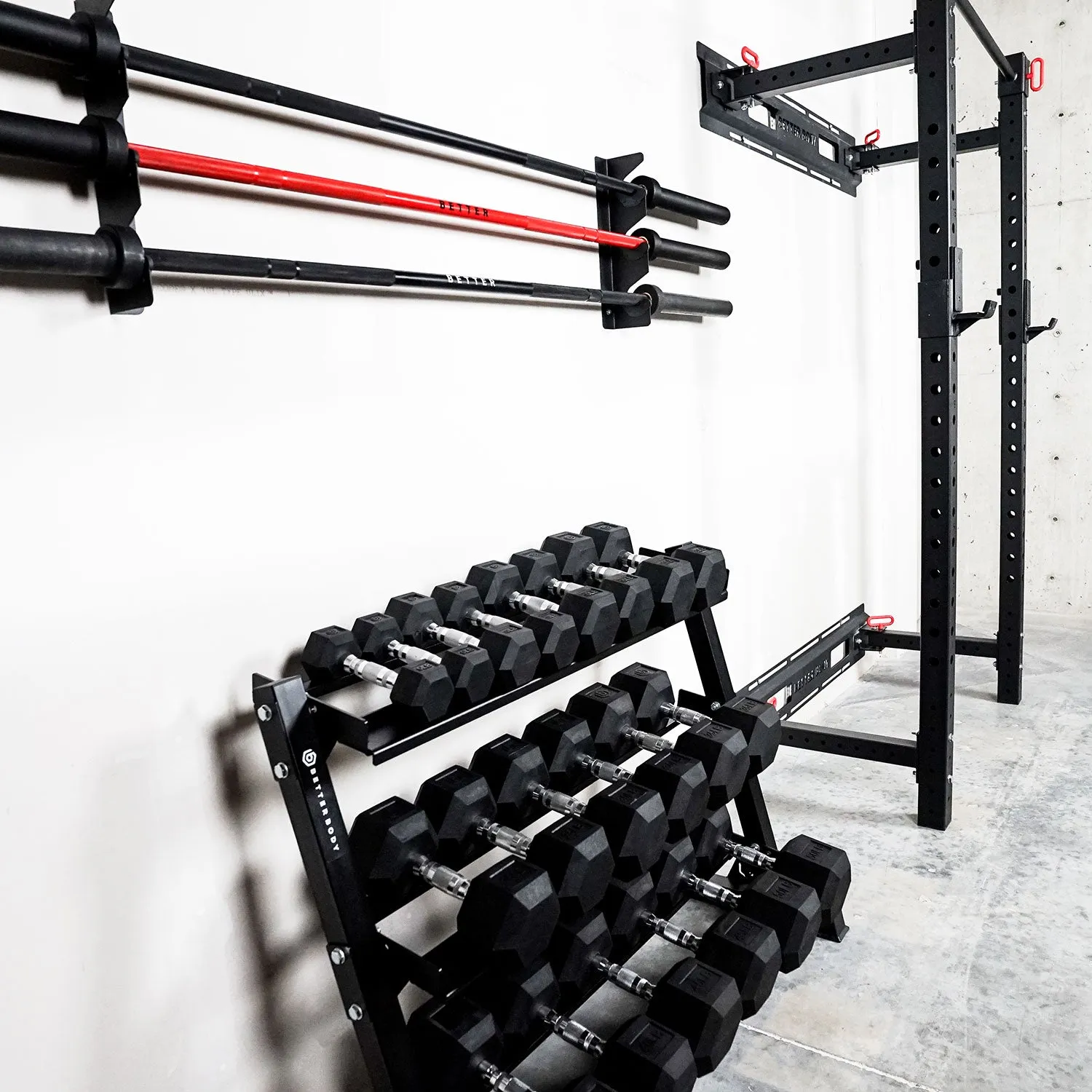 3 Tier Barbell Rack, Barbell Storage