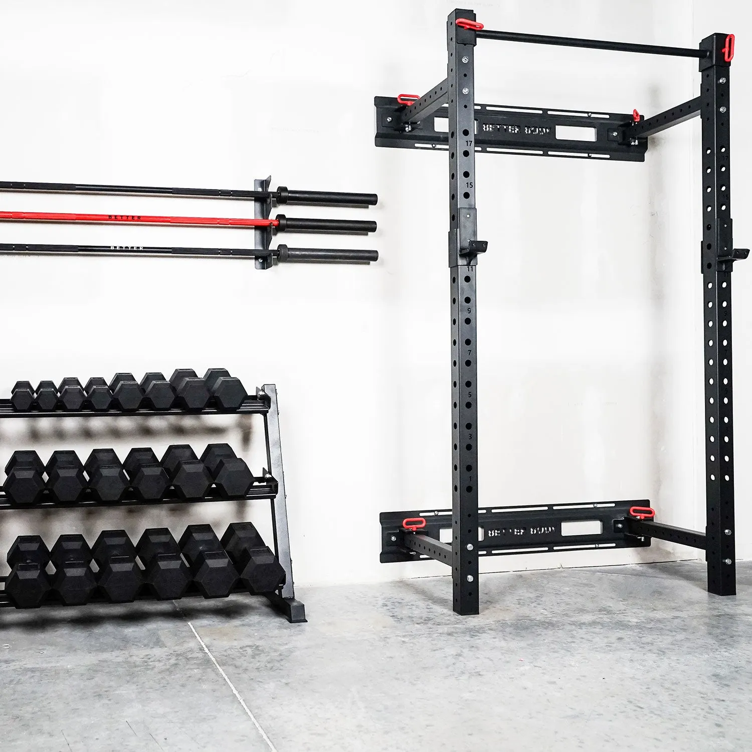 3 Tier Barbell Rack, Barbell Storage