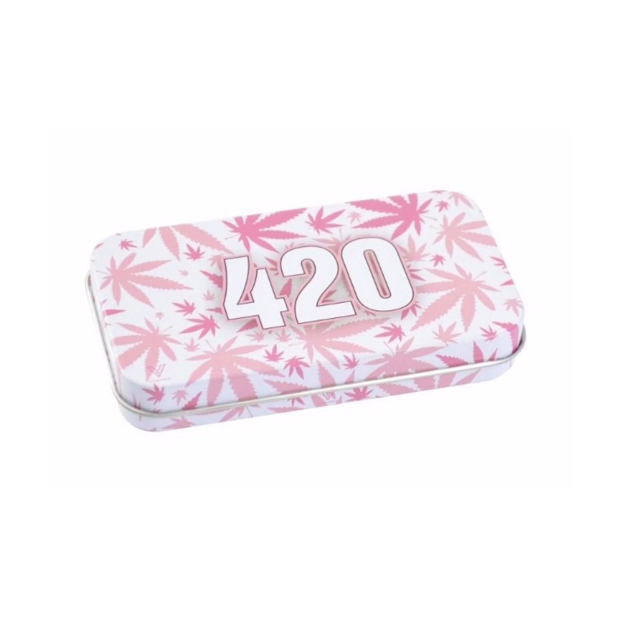 420 Pink - Metal Tobacco Tin by V Syndicate