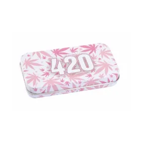 420 Pink - Metal Tobacco Tin by V Syndicate