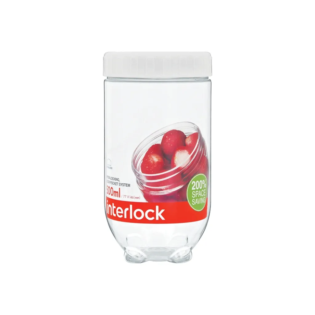 500ml LocknLock Interlock Container White INL203