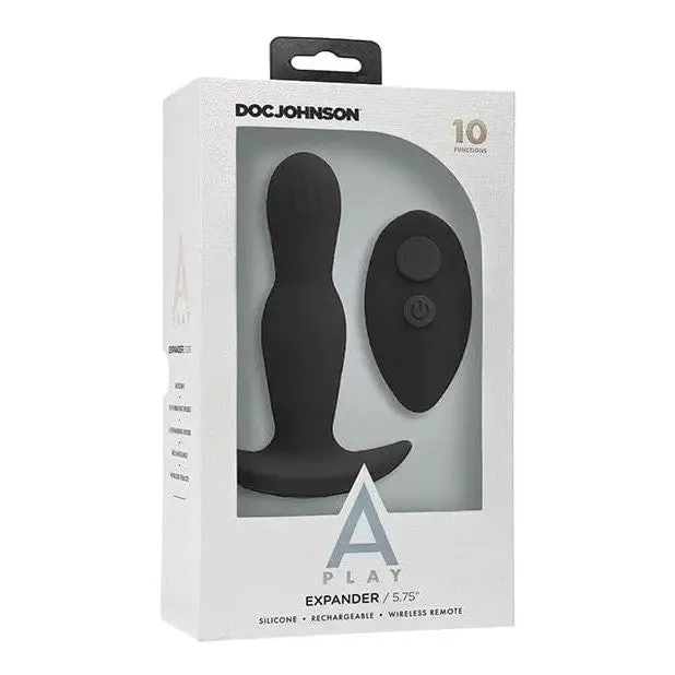 A-Play Expander Rechargeable Silicone Anal Plug with Remote