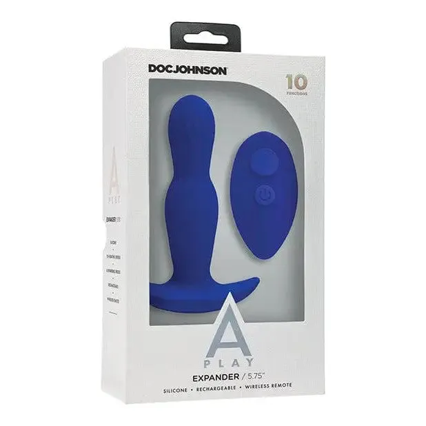 A-Play Expander Rechargeable Silicone Anal Plug with Remote