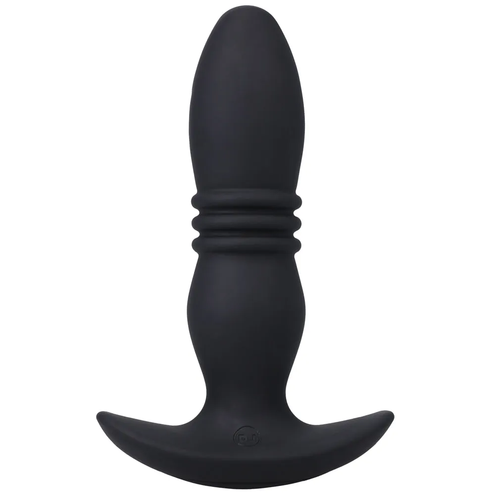 A-Play RISE Rechargeable Silicone Anal Plug with Remote Black