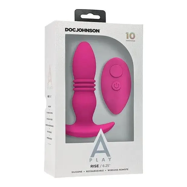 A-Play Rise Rechargeable Silicone Anal Plug with Remote