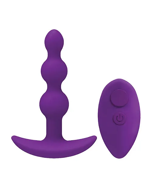 A Play Shaker Rechargeable Silicone Anal Plug with Remote