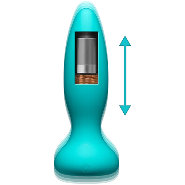 A Play Thrust Adventurous Anal Plug - Teal