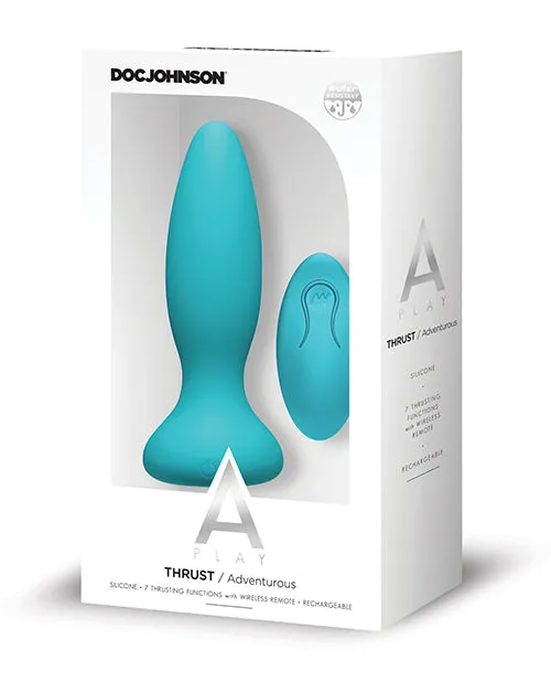 A Play Thrust Adventurous Anal Plug - Teal