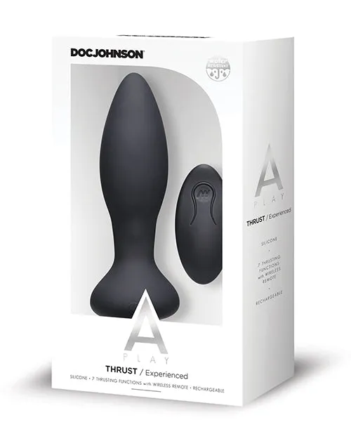 A Play Thrust Experienced Anal Plug - Black