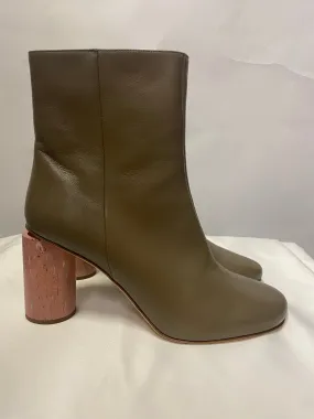 Acne Studios Chesnut and Pink Althea Heeled Boots 5/38 BNIB