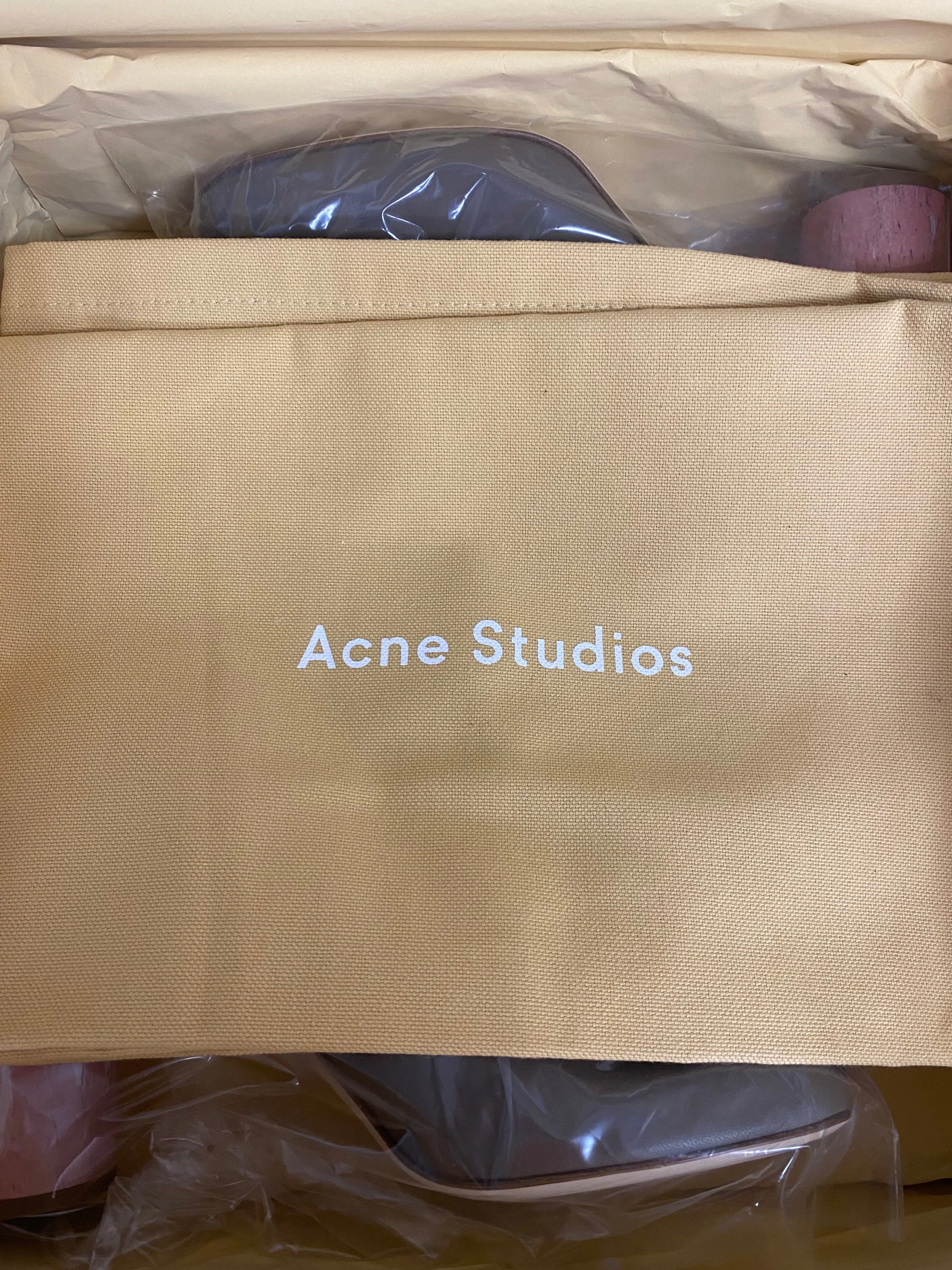 Acne Studios Chesnut and Pink Althea Heeled Boots 5/38 BNIB