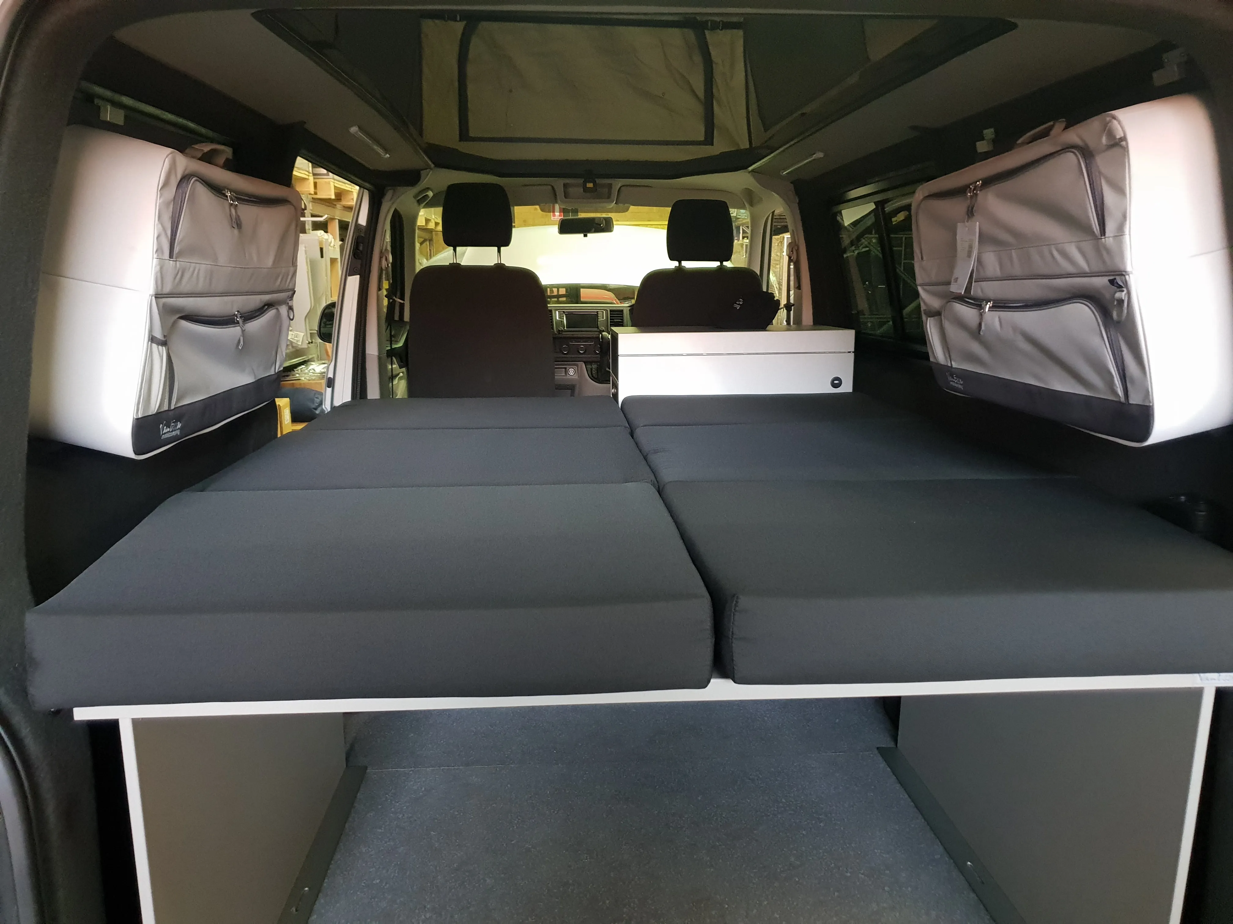 Additional Fastening for Packbags in T6 LWB Multivan - PAIR