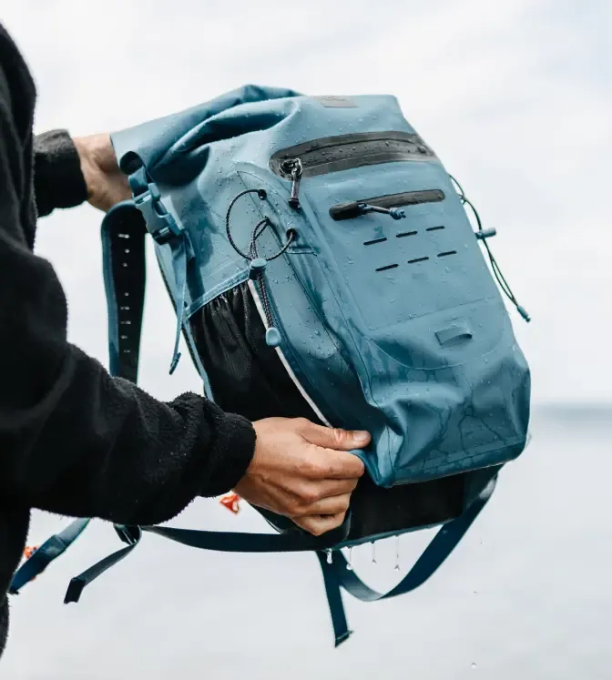 Adventure Waterproof Backpack 30L - Storm Blue