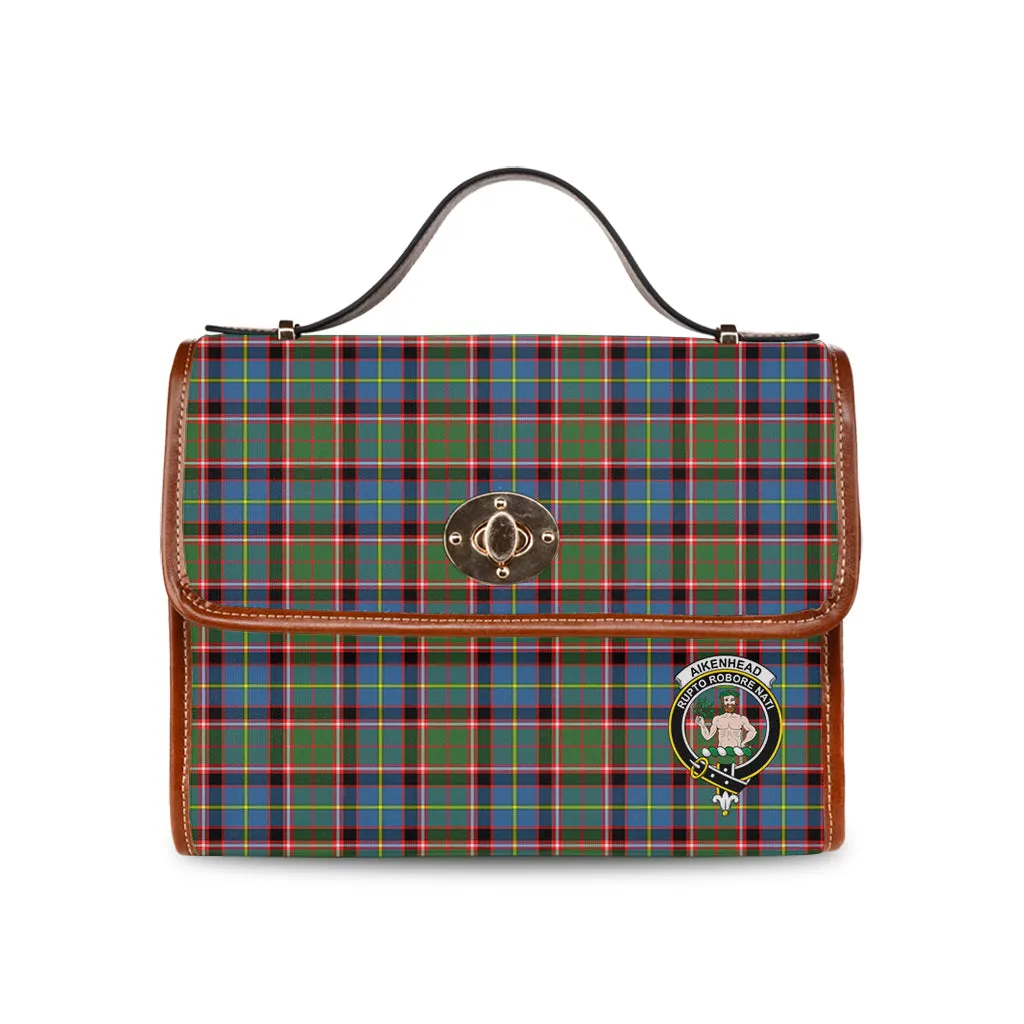 Aikenhead Tartan Waterproof Canvas Bag with Family Crest