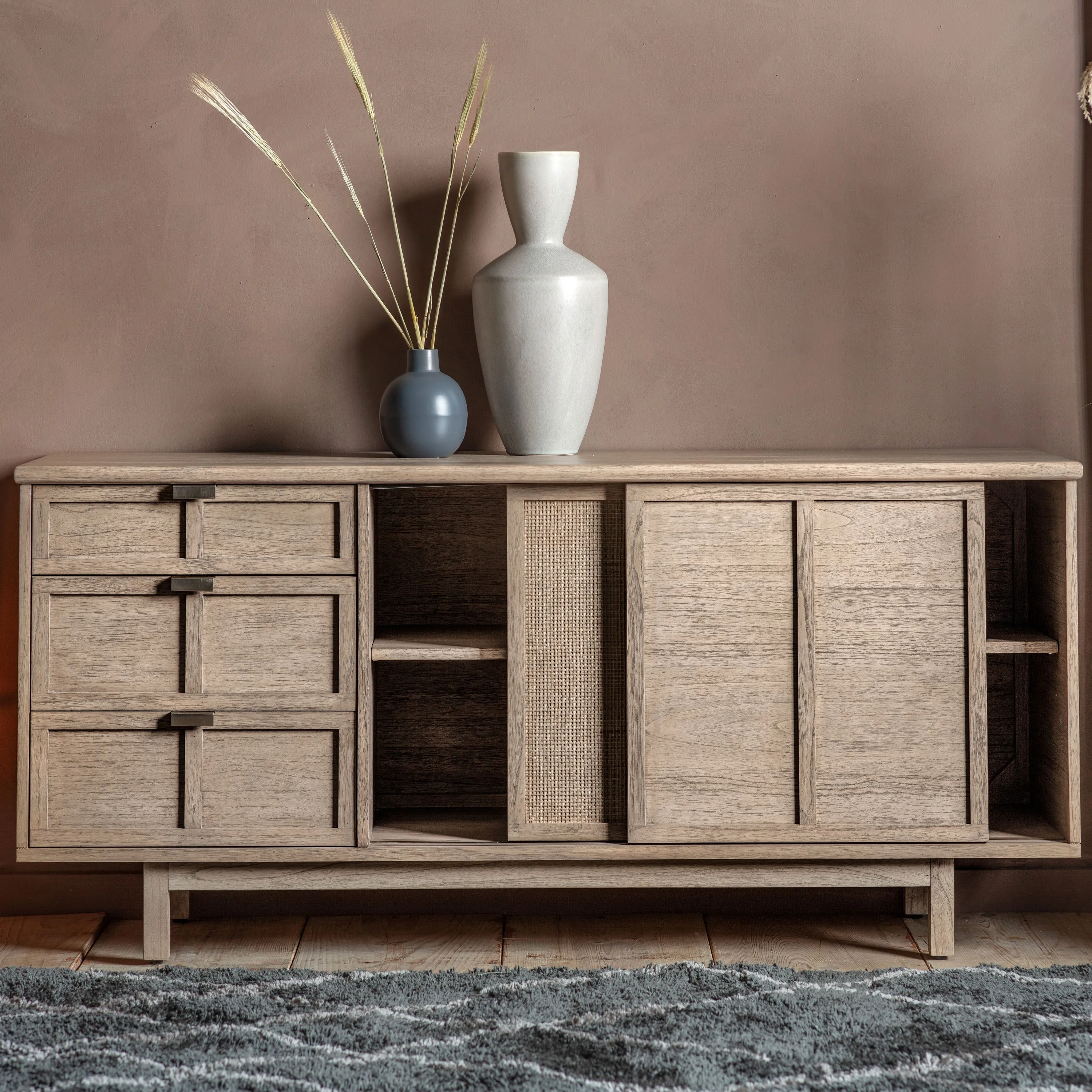 Amos Kyoto 3 Drawer 2 Door Sideboard