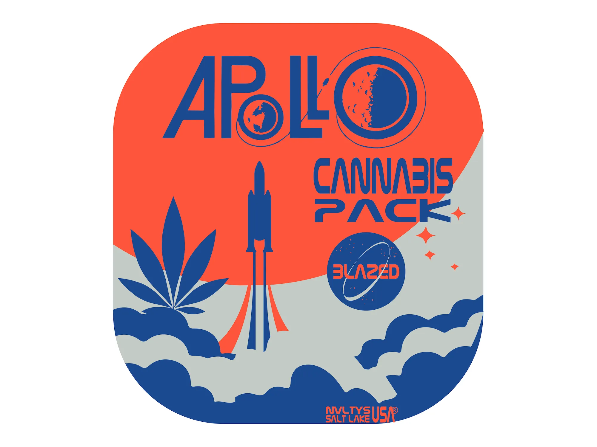 APOLLO CANNABIS PACK BURLAP TOTE BAG ( sold by the piece )