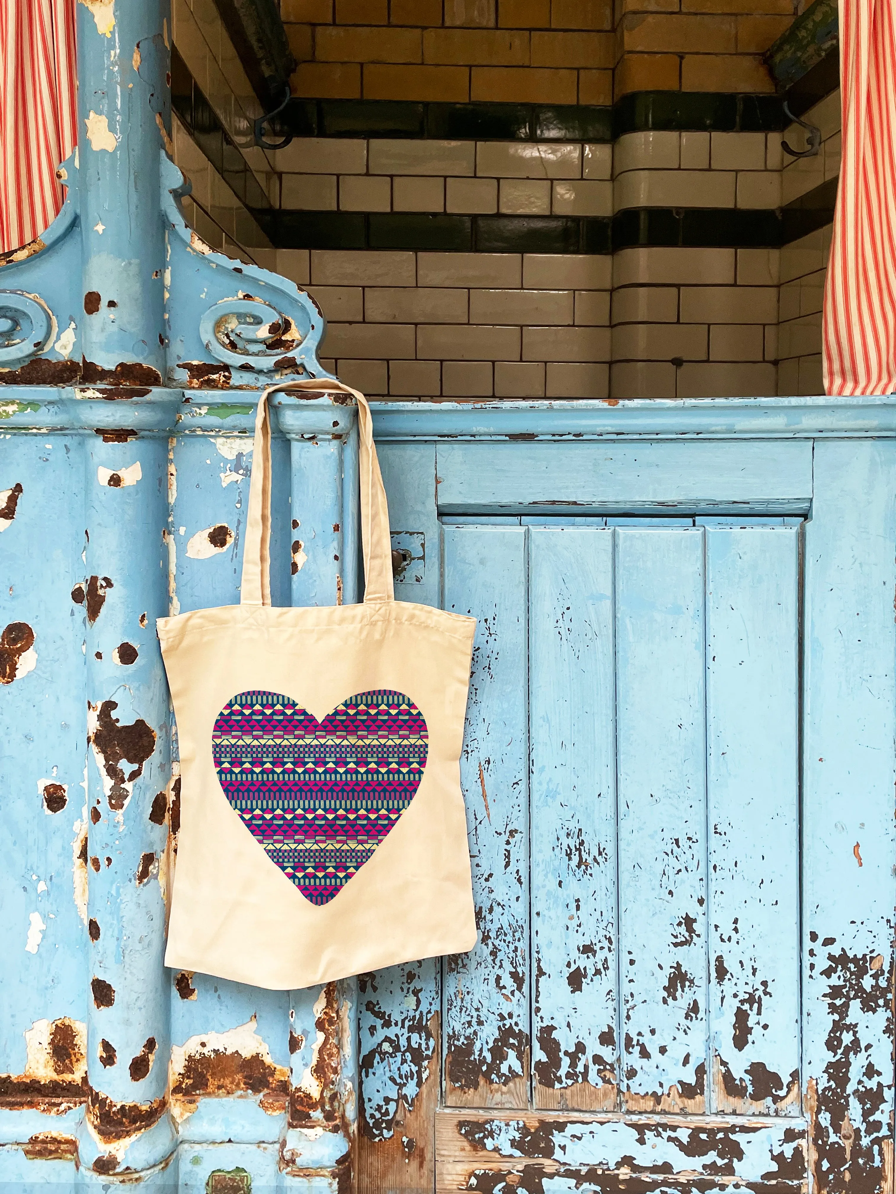 Aztec Heart - Tote Bag