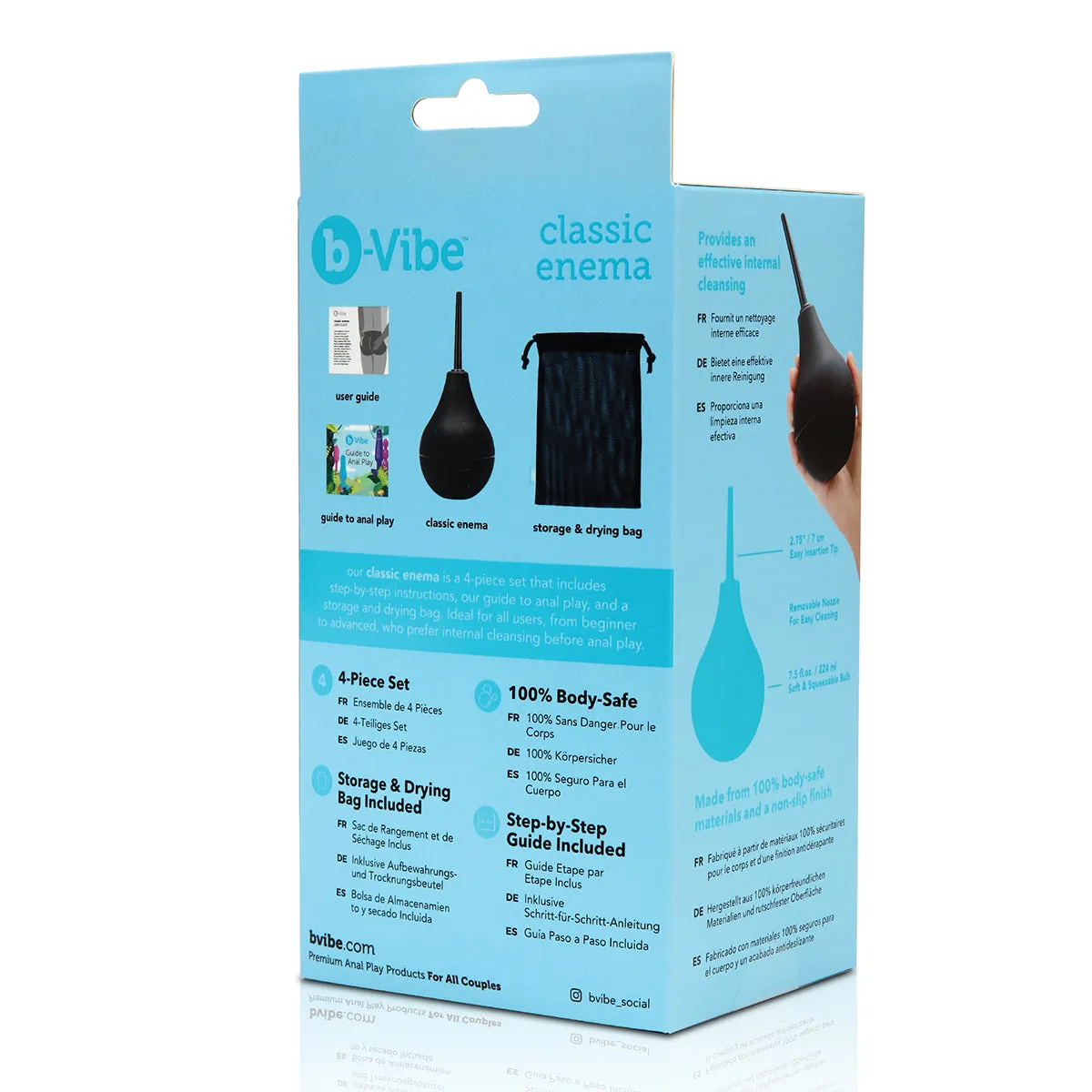 b-Vibe Classic Enema Bulb