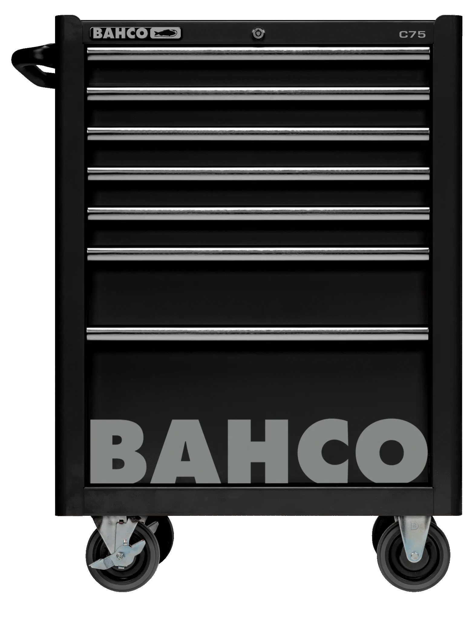 Bahco 1475K7BLACK C75 7 Drawer Black Classic Mobile Roller Cabinet