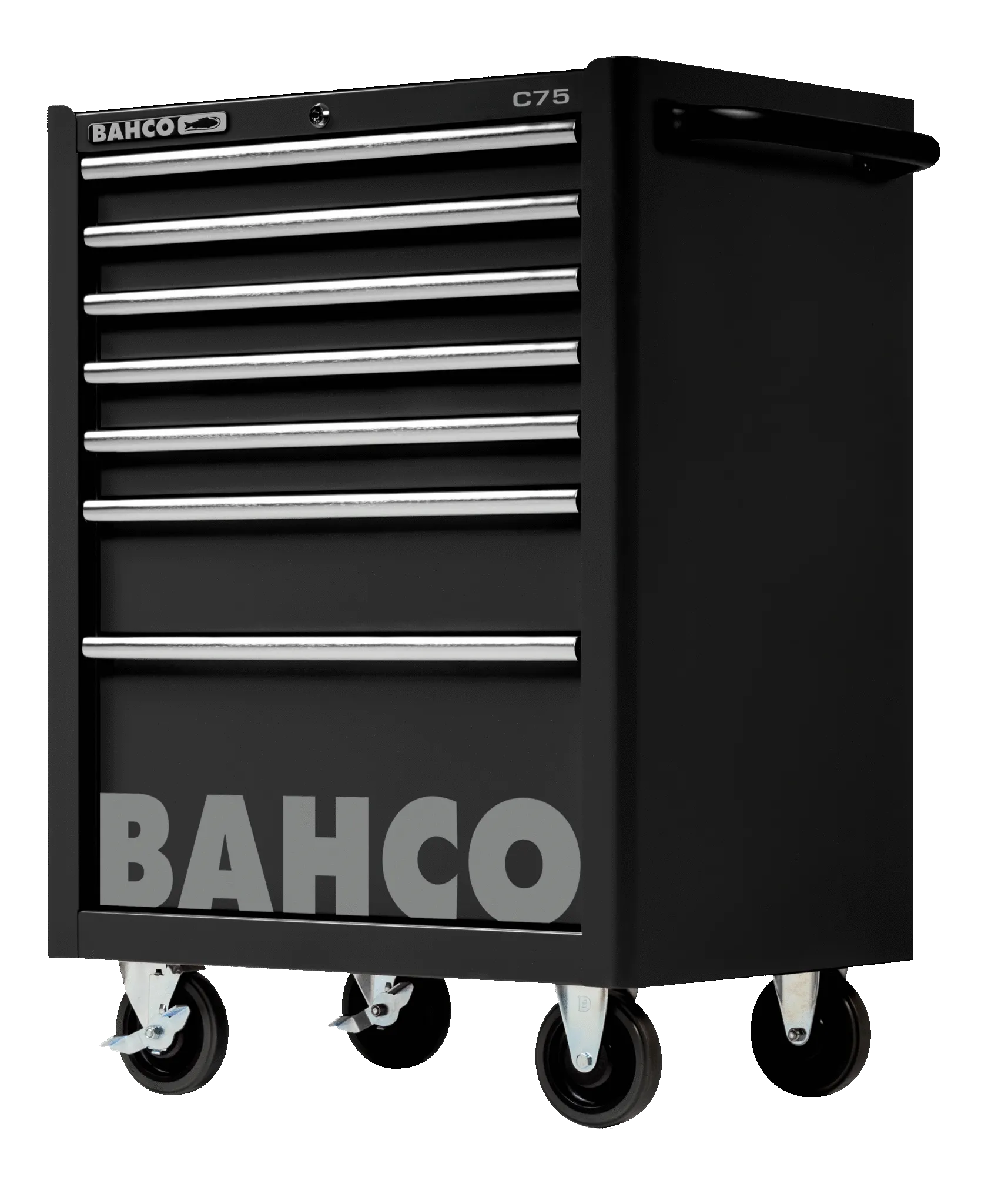 Bahco 1475K7BLACK C75 7 Drawer Black Classic Mobile Roller Cabinet