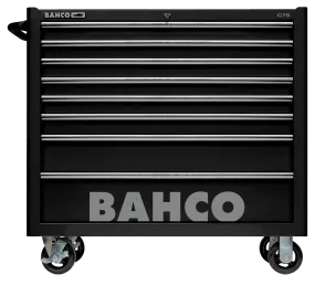 Bahco 1475KXL8BLACK C75 8 Drawer 40" Black Classic Mobile Roller Cabinet