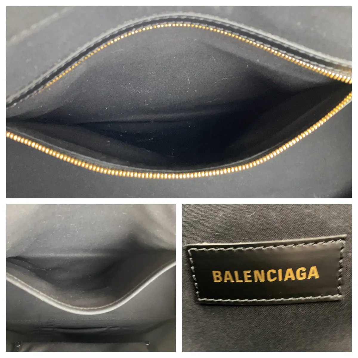 Balenciaga Canvas/Leather Large Tote Bag