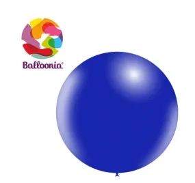 Balloonia 2FT Balloon Pastel Latex Navy Blue 5CT