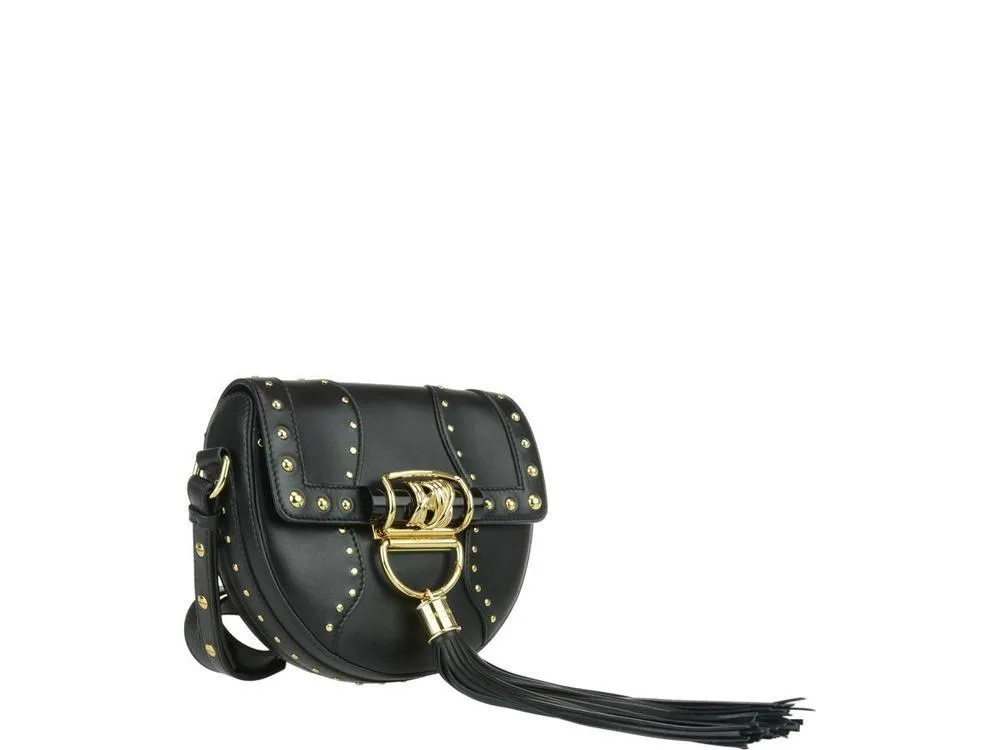 Balmain Studded Tassle Shoulder Bag