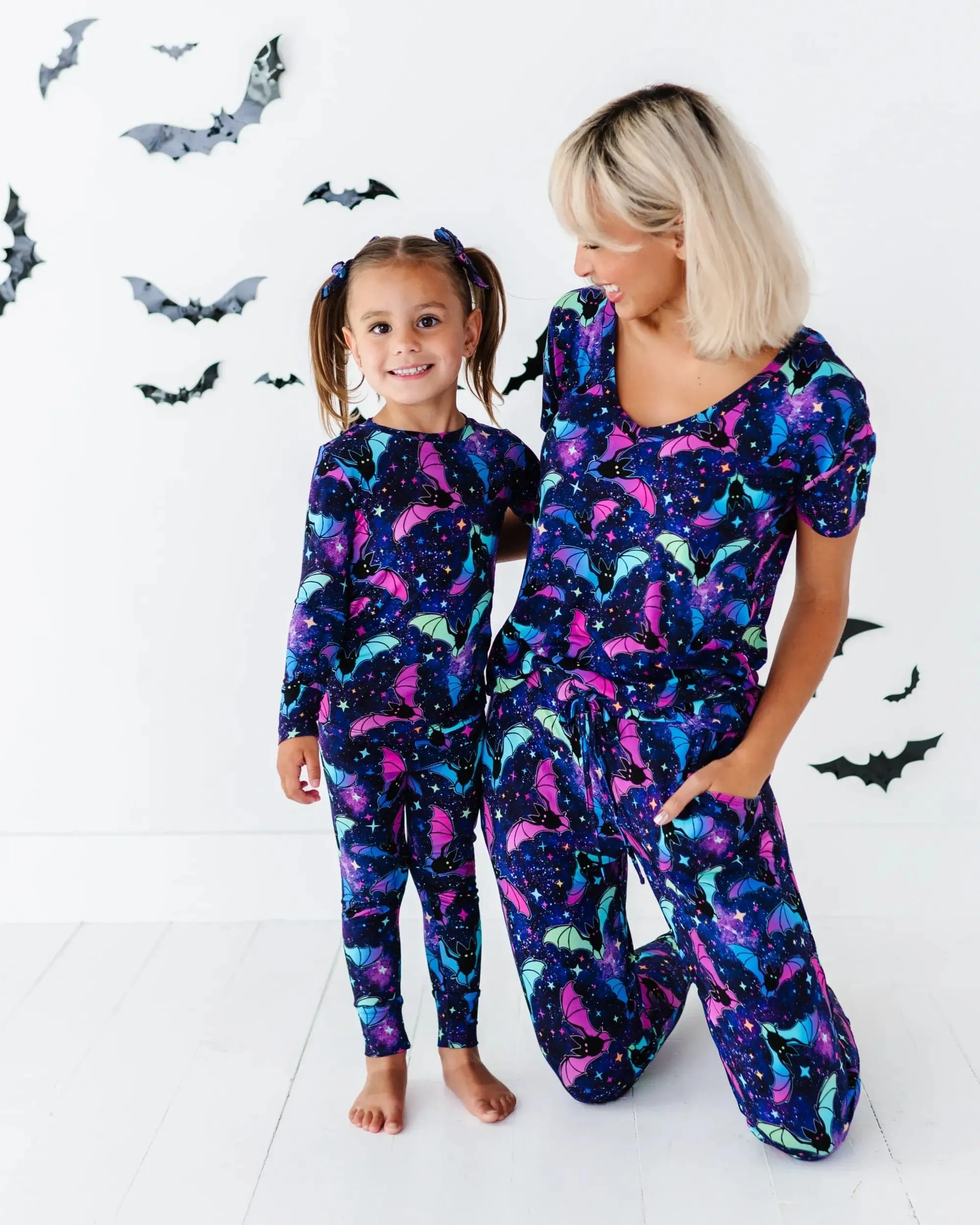 Bat Attitude Two-Piece Pajama Set