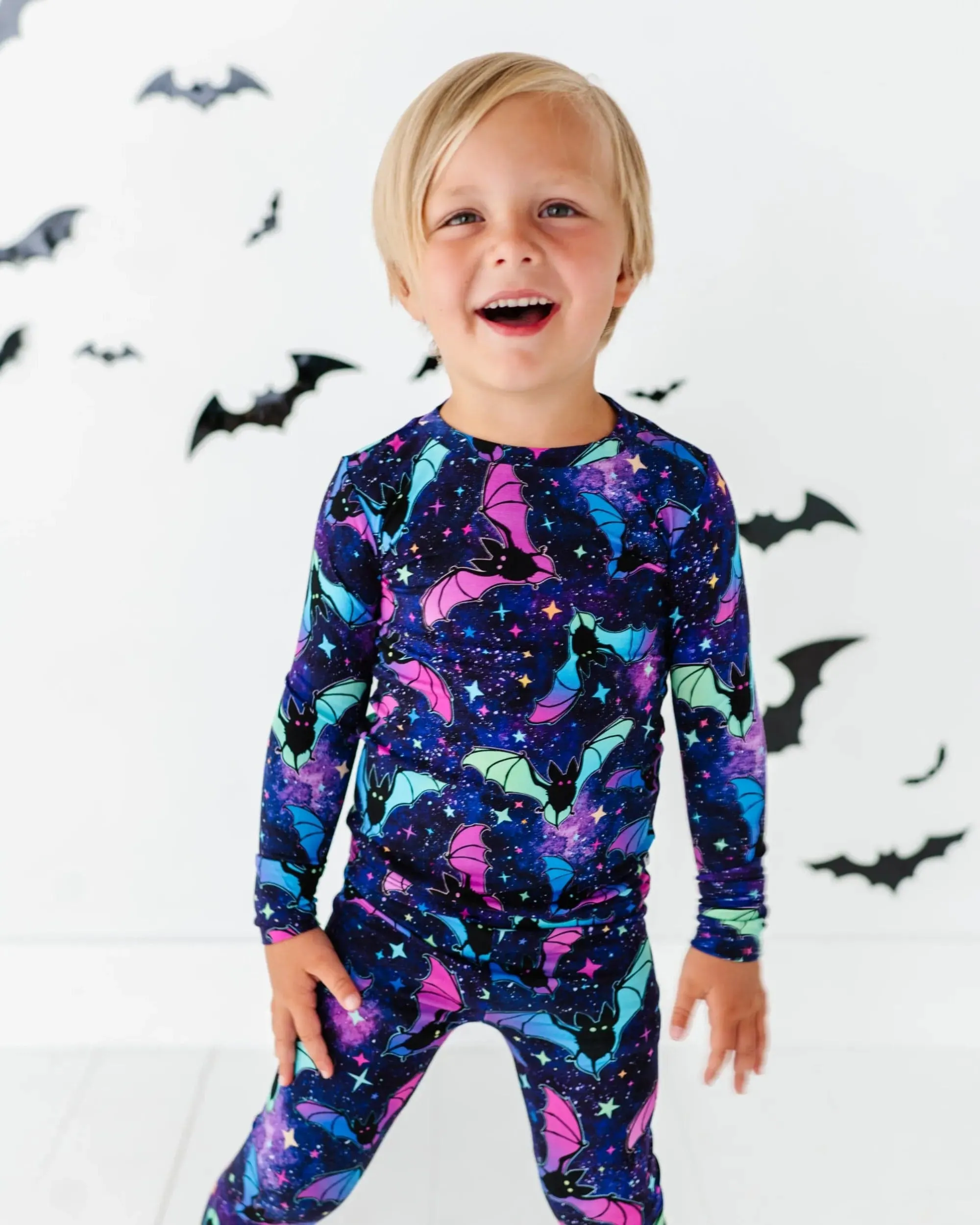 Bat Attitude Two-Piece Pajama Set