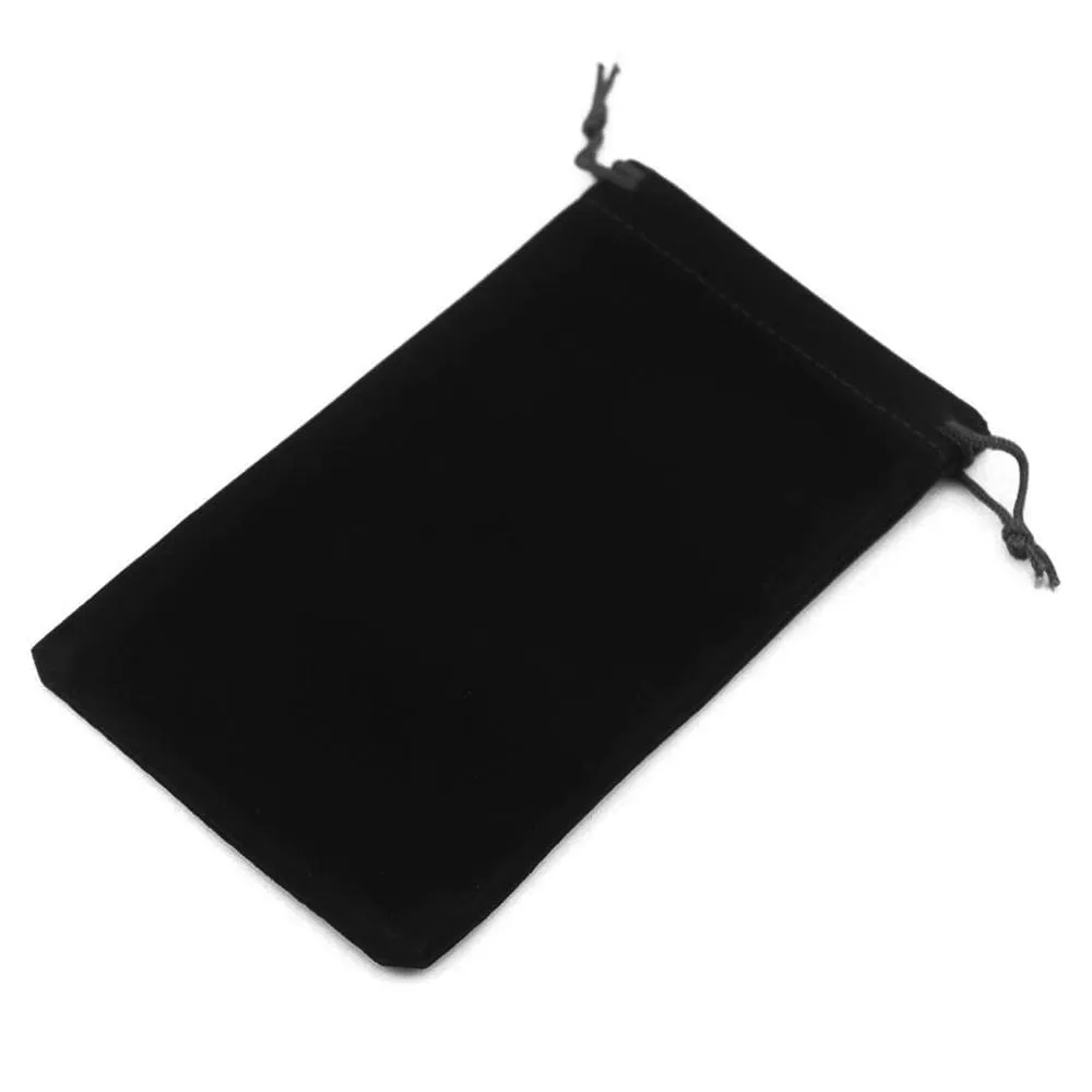 Black Velvet Toy Storage Bag