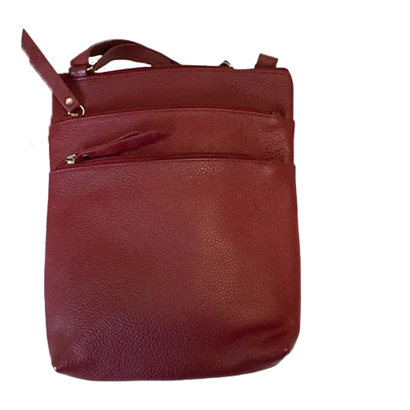 BOL Leather Crossbody Bag 2 Front Zip