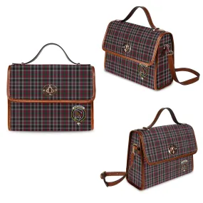 Borthwick Tartan Waterproof Canvas Bag with Family Crest