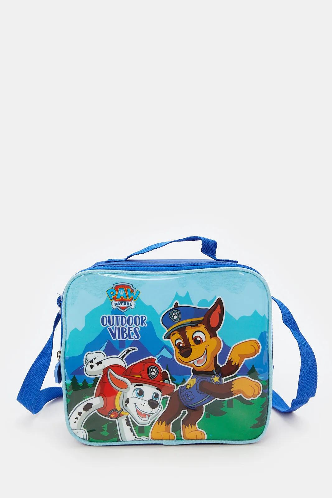 Boys Blue Paw  Print Patrol Trolley Set (5 Piece)