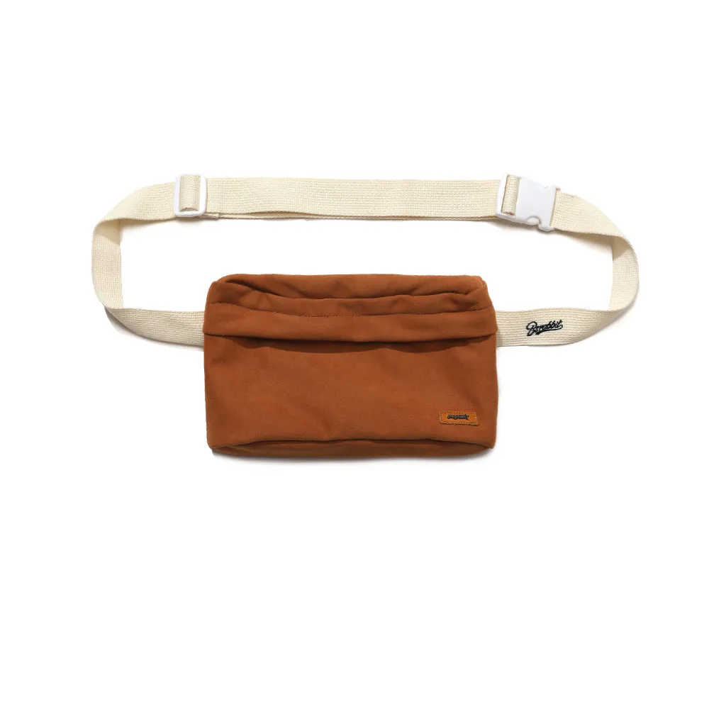 BS SUEDE CROSS BAG CARAMEL