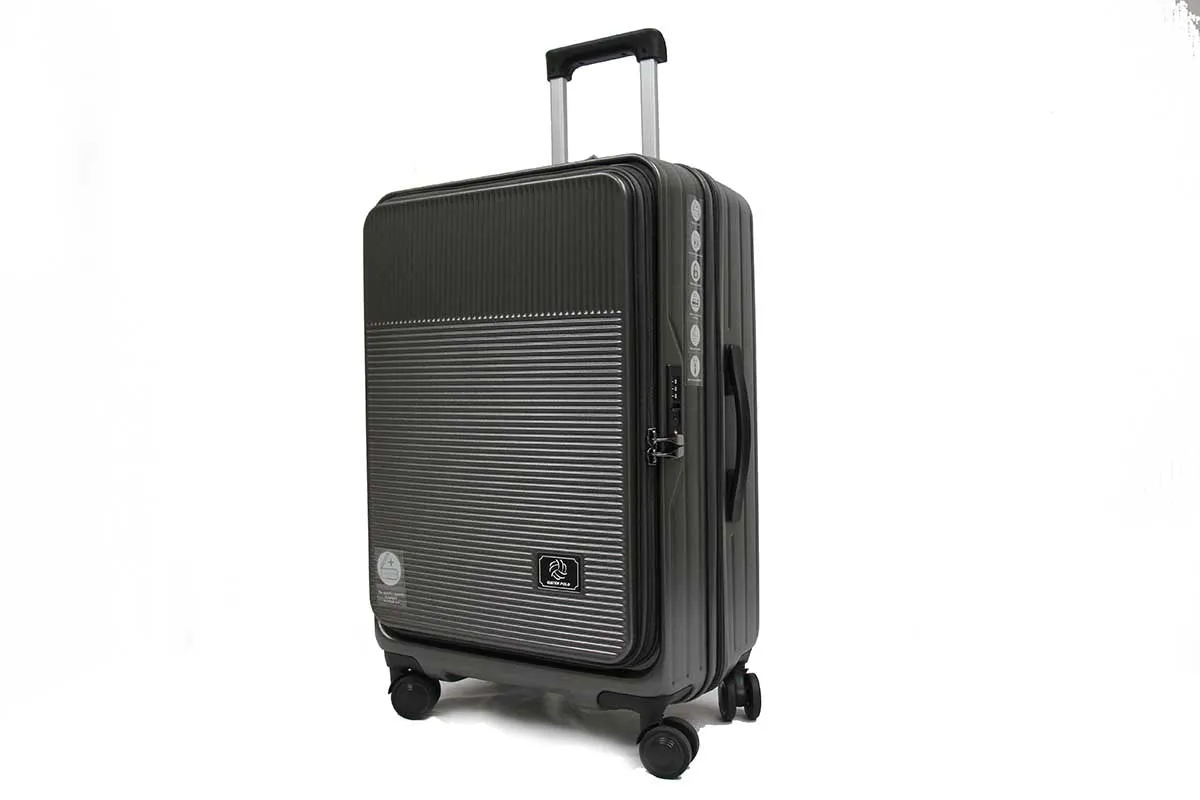 Cabriolet Polycarbonate Expandable Anti-theft Luggage with Recessed TSA Lock