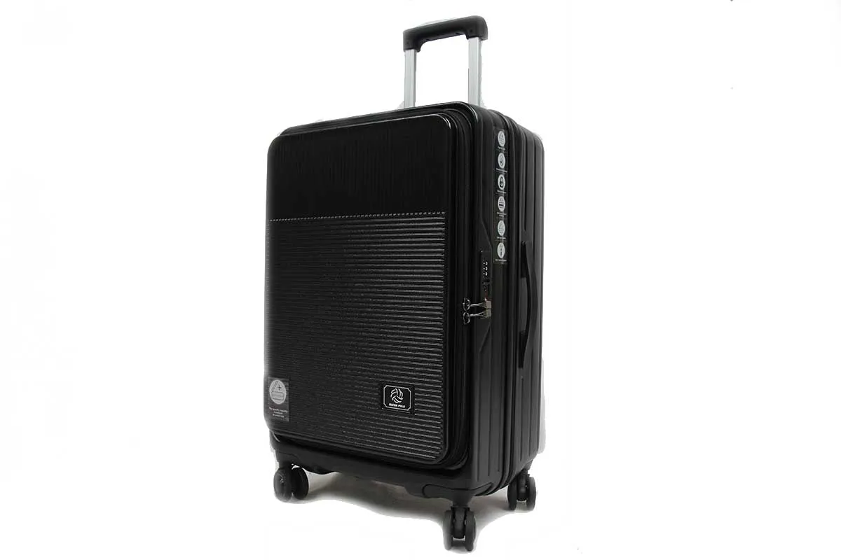 Cabriolet Polycarbonate Expandable Anti-theft Luggage with Recessed TSA Lock